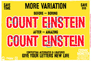 Cosmic Monster - Faux Ligature Font, a Sans Serif Font by Remedy667 (Thumbnail 4 of 9)