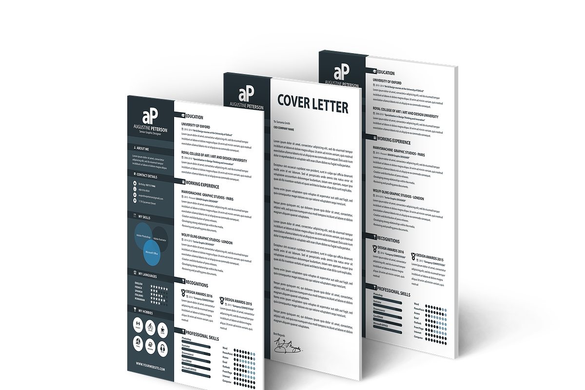 Simple Resume, a Resume Template by VladAlexandru93 (Photo 4 of 5)