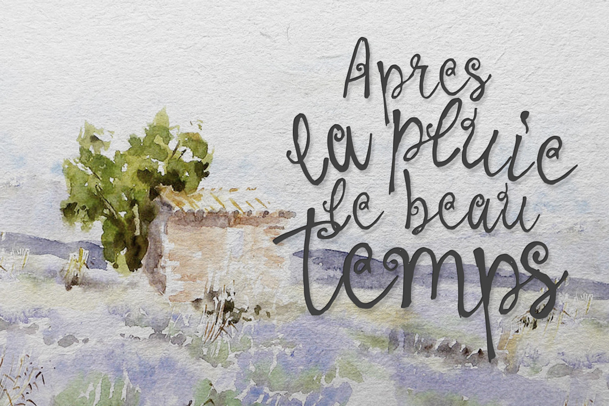 La Provence Font preview 2