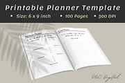 My Goal Setting Planner Template, a Print Template by POC Digital (Thumbnail 2 of 4)