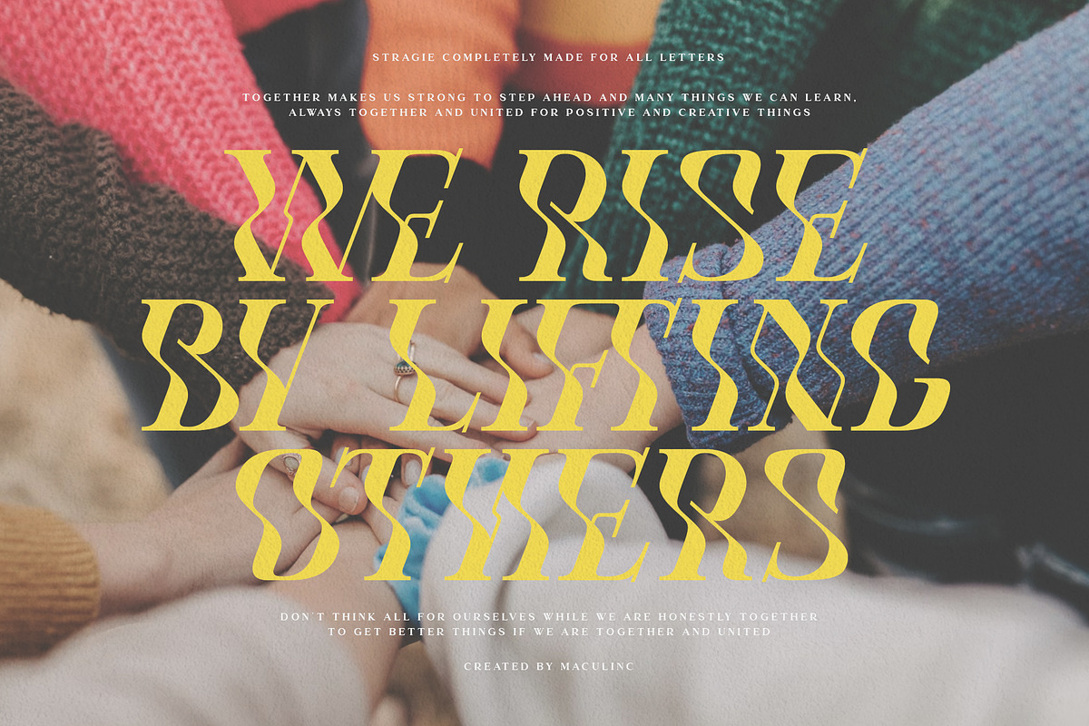 Stragie - Display Font, a Serif Font by Maculinc Type (Photo 3 of 12)
