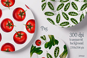 Vegetable Patterns Set, a Pattern Graphic by ZiziMarket (Thumbnail 2 of 4)