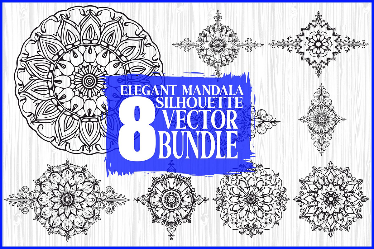 Intricate Mandala Art Bundle, an Illustration by balal (Photo 1 of 9)