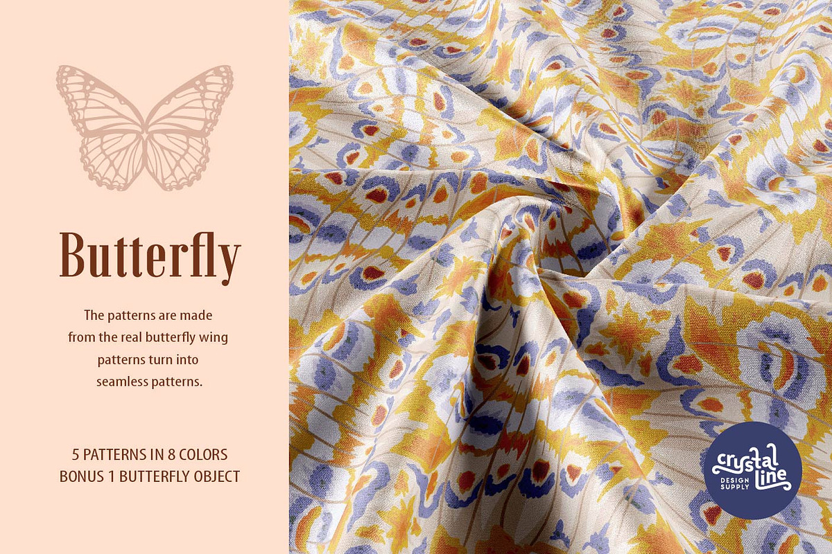 Butterfly, a Pattern Graphic by Crystal Line (Photo 6 of 8)