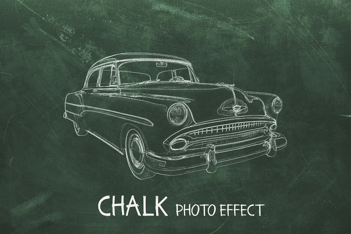 Chalk Sketch Photo Effect, an Action Add-On by 3d_model_tifotizi (Photo 1 of 2)