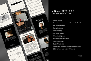 Minimalist Ebook & Workbook Canva