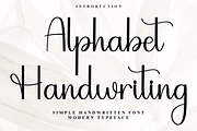 Alphabet Handwriting, a Handwritten Font by FreshTypeINK (Thumbnail 1 of 8)