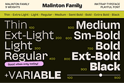 Malinton - Display Sans Font Family, a Sans Serif Font by Zarma Type (Thumbnail 6 of 11)