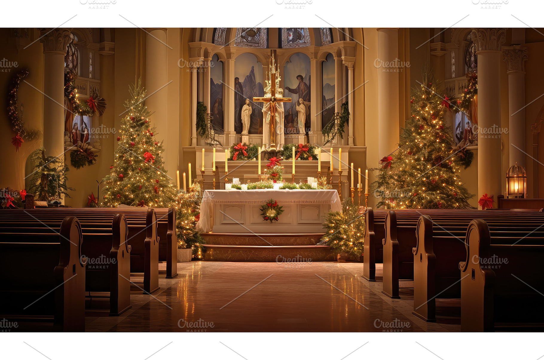 december catholic christmas ai, a Holiday Photo by pikepicture