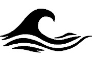 Minimal Wave Silhouette, an Object Graphic by Designer_Momina (Thumbnail 6 of 18)