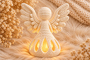 Christmas Angel Candle Holder STL, a Characters & Person 3D Model by Layerology (Thumbnail 1 of 4)