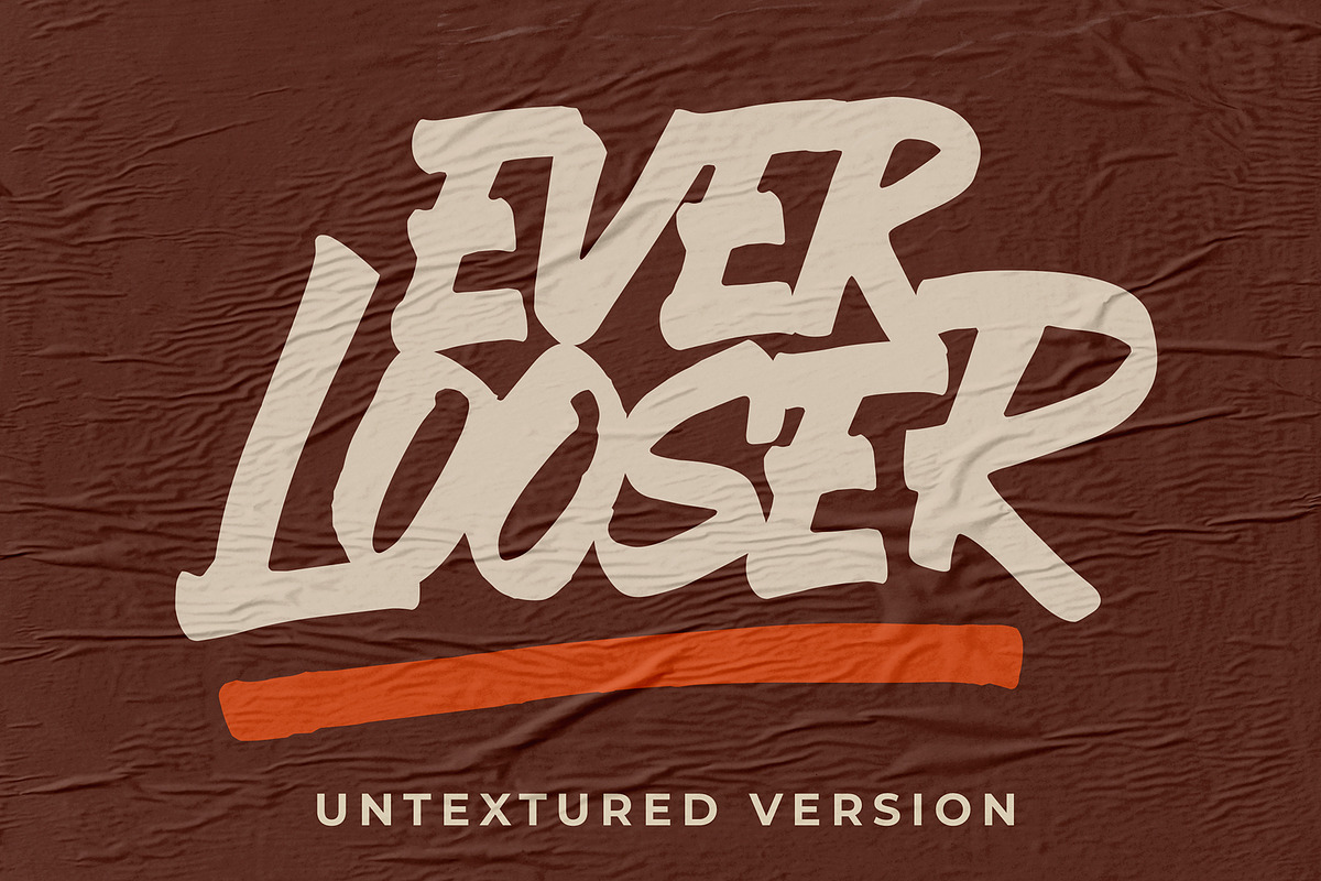 Ever Looser - Wild Brush Font, a Blackletter Font by azetypestudios.com (Photo 19 of 19)