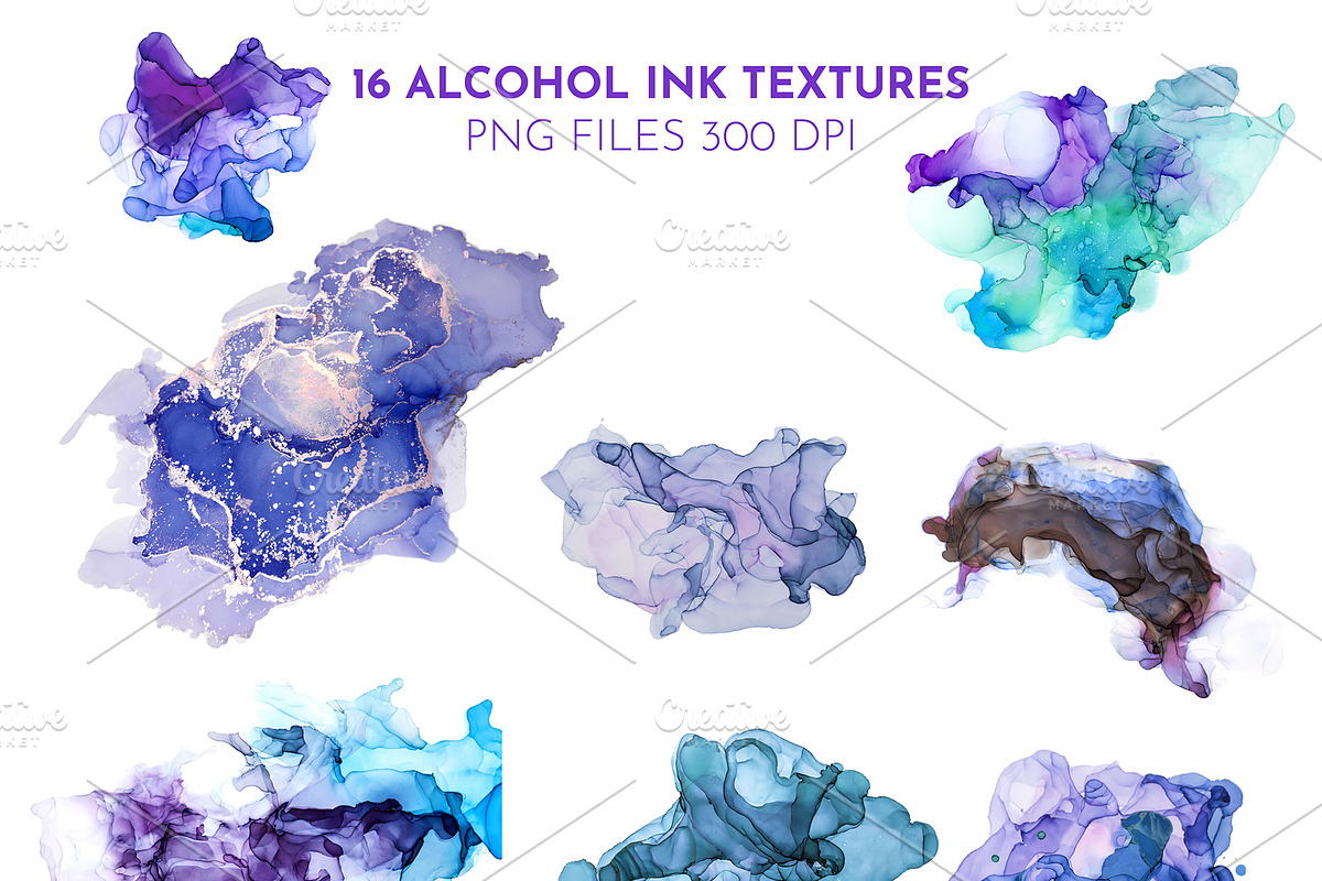 Alcohol Ink Bundle, a Texture Graphic by JSolomatina (Photo 7 of 19)