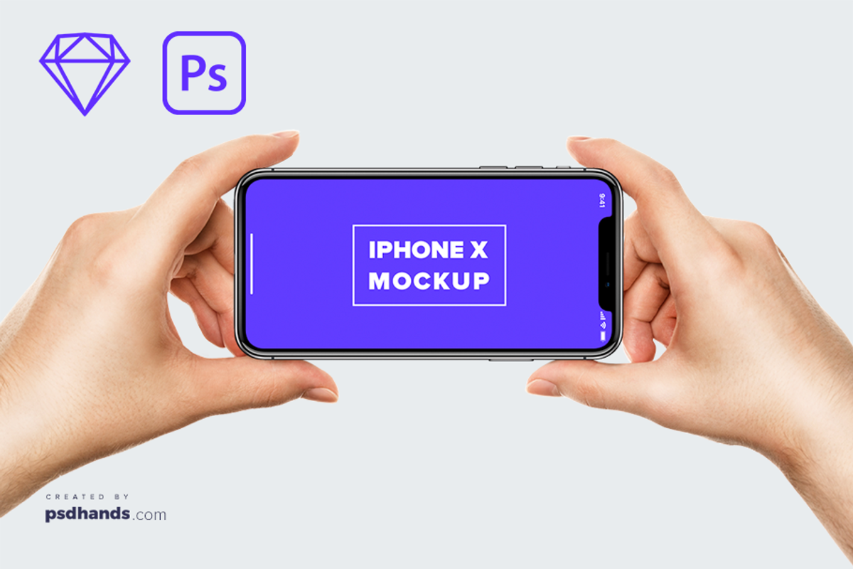 iPhone in Male Hand mockup 8, an iPhone Mockup by LazyCrazy (Photo 1 of 3)