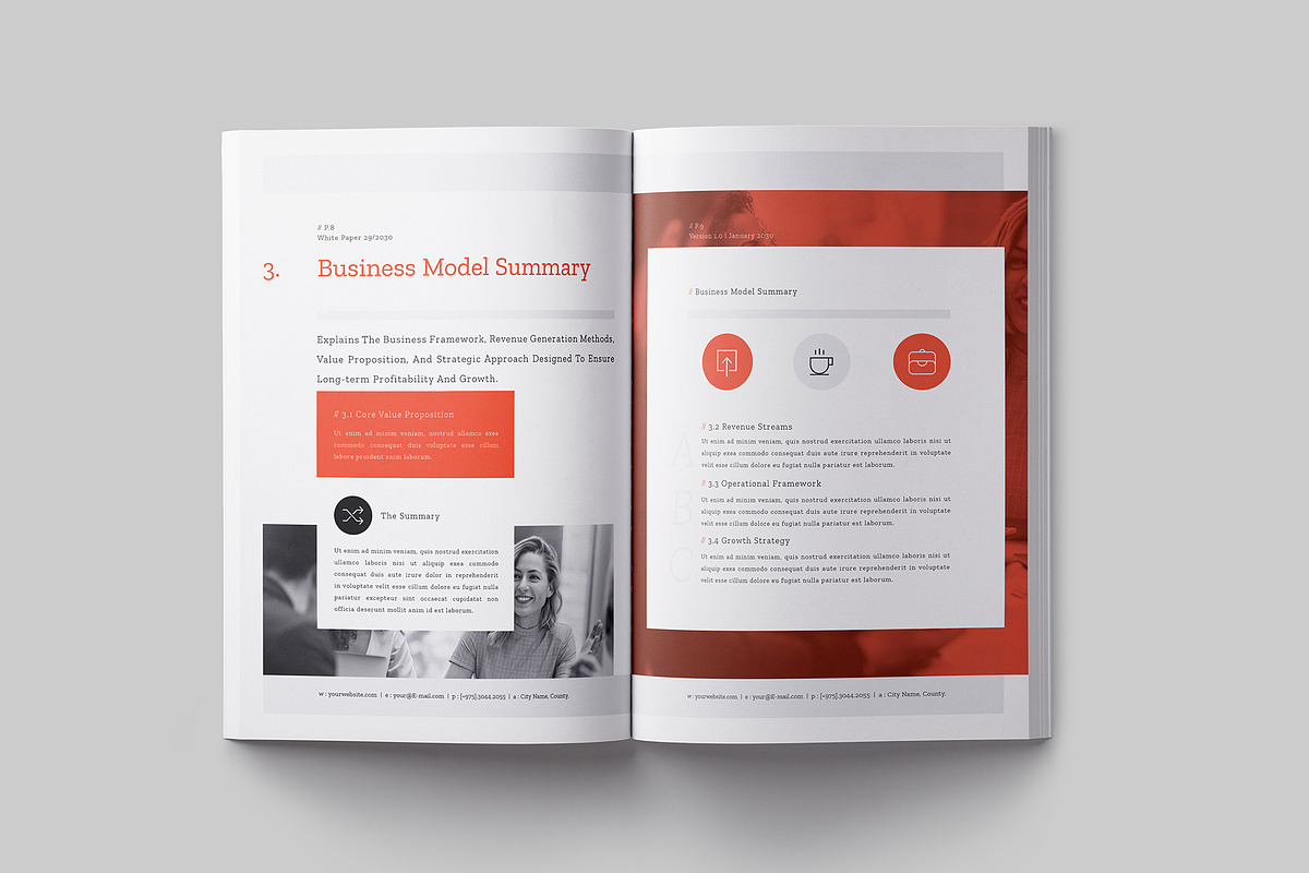 White Paper Template, a Brochure Template by Designsoul14 (Photo 7 of 13)