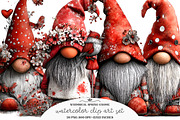 Whimsical Spring Gnome Clipart Bundl, an Illustration by GatewayDesign (Thumbnail 1 of 6)