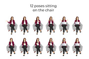 Business Woman Character Pack, a Person Illustration by Volha Hlinskaya (Thumbnail 8 of 11)