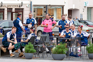 Scotland football team fans, a Person Photo by BOOCYS