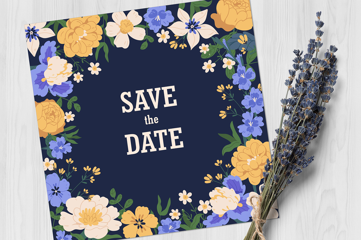 Wedding invitation cards and labels, a Decorative Illustration by Good Studio (Photo 5 of 5)
