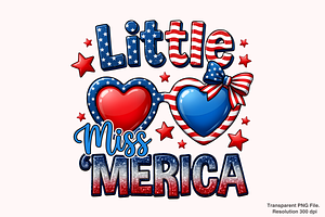Little Miss Firecracker Png, an Object Graphic by Clipart Bloom