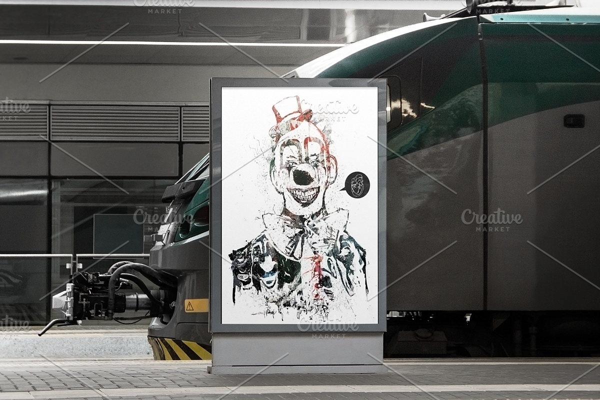 25 Advertising Poster Mockups Bundle, a Print Template by Giallo (Photo 9 of 52)