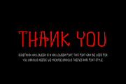 Scretrick Halloween Font, a Sans Serif Font by Iqsiart Studio (Thumbnail 6 of 6)