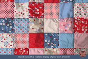 Patchwork Quilt Top Mockup, a Household Mockup by Ciranda Design (Thumbnail 5 of 10)