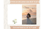 Happy Anniversary Greeting Card PNG, a Card Template by Pixels N Bows (Thumbnail 2 of 3)