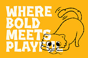 Proske Drawn - Funky Typeface, a Sans Serif Font by Lettermine (Thumbnail 4 of 10)
