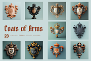 Coats of Arms, a Decorative Illustration by Picturesque Stories (Thumbnail 1 of 3)
