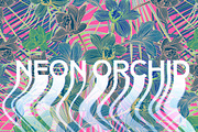 NEON ORCHID seamless patterns, a Pattern Graphic by ANAKOTO (Thumbnail 12 of 18)