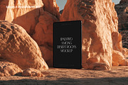 iPad Pro Among Rocks Mockup Set, an iPad Mockup by creatsy5 (Thumbnail 4 of 10)