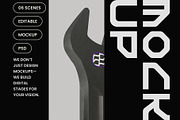 Wrench Mockup, a Mockup by hiddemaru (Thumbnail 4 of 4)