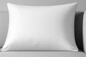 Pillow sofa still life photograph, a Wallpaper Photo by ComfortQ