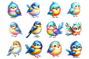 Watercolor Cute Bird Sublimation, a Graphic by CitraGraphics (Thumbnail 4 of 5)