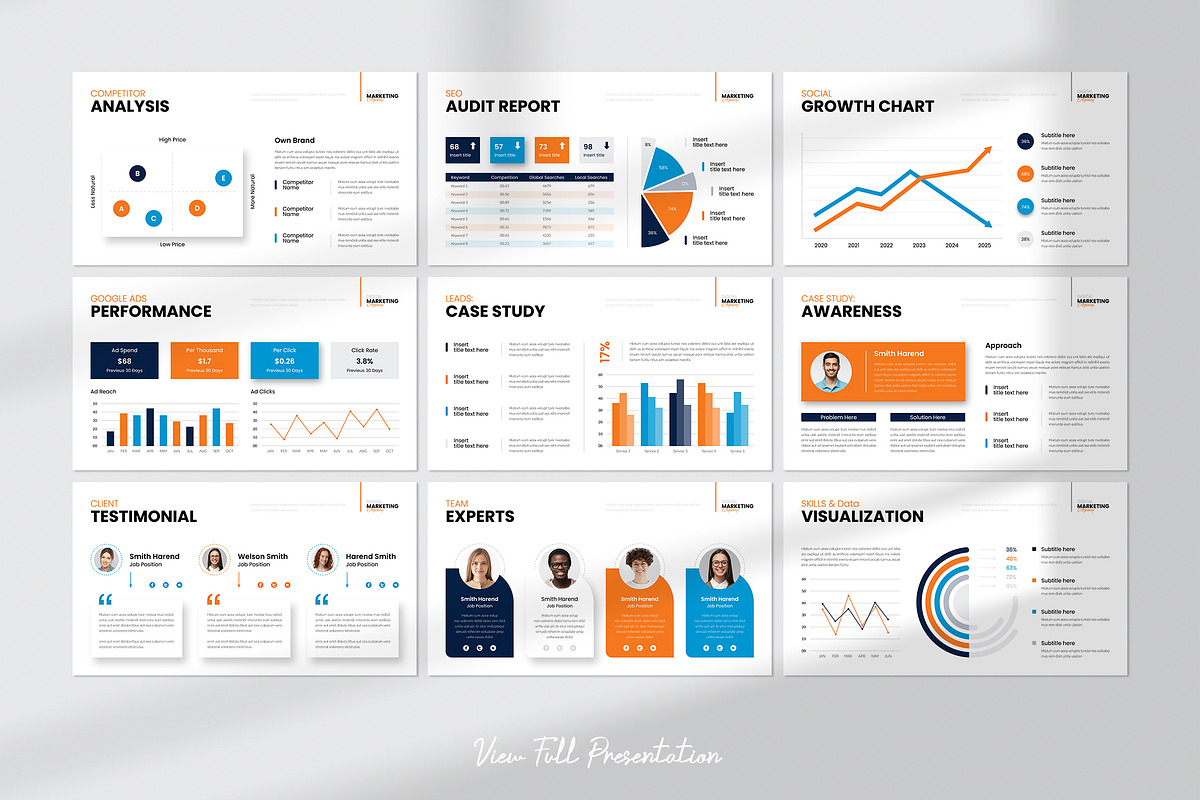 Marketing Agency PowerPoint Template, a Presentation Template by StyleArt (Photo 7 of 9)