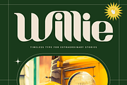 Willie Vintage Display Font, a Font by Helotype (Thumbnail 1 of 9)