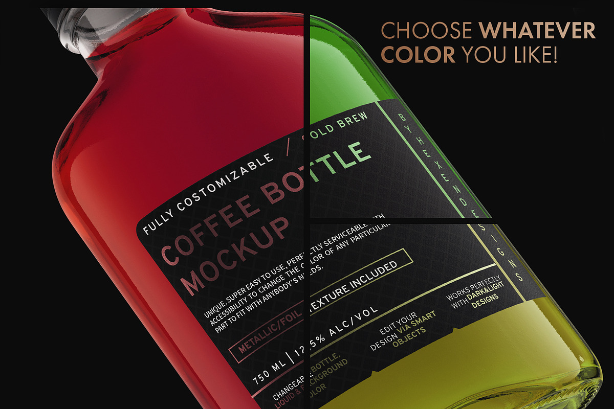 Coffee/Flask Bottle Mockup, a Product Mockup by HexenDesigns (Photo 4 of 11)
