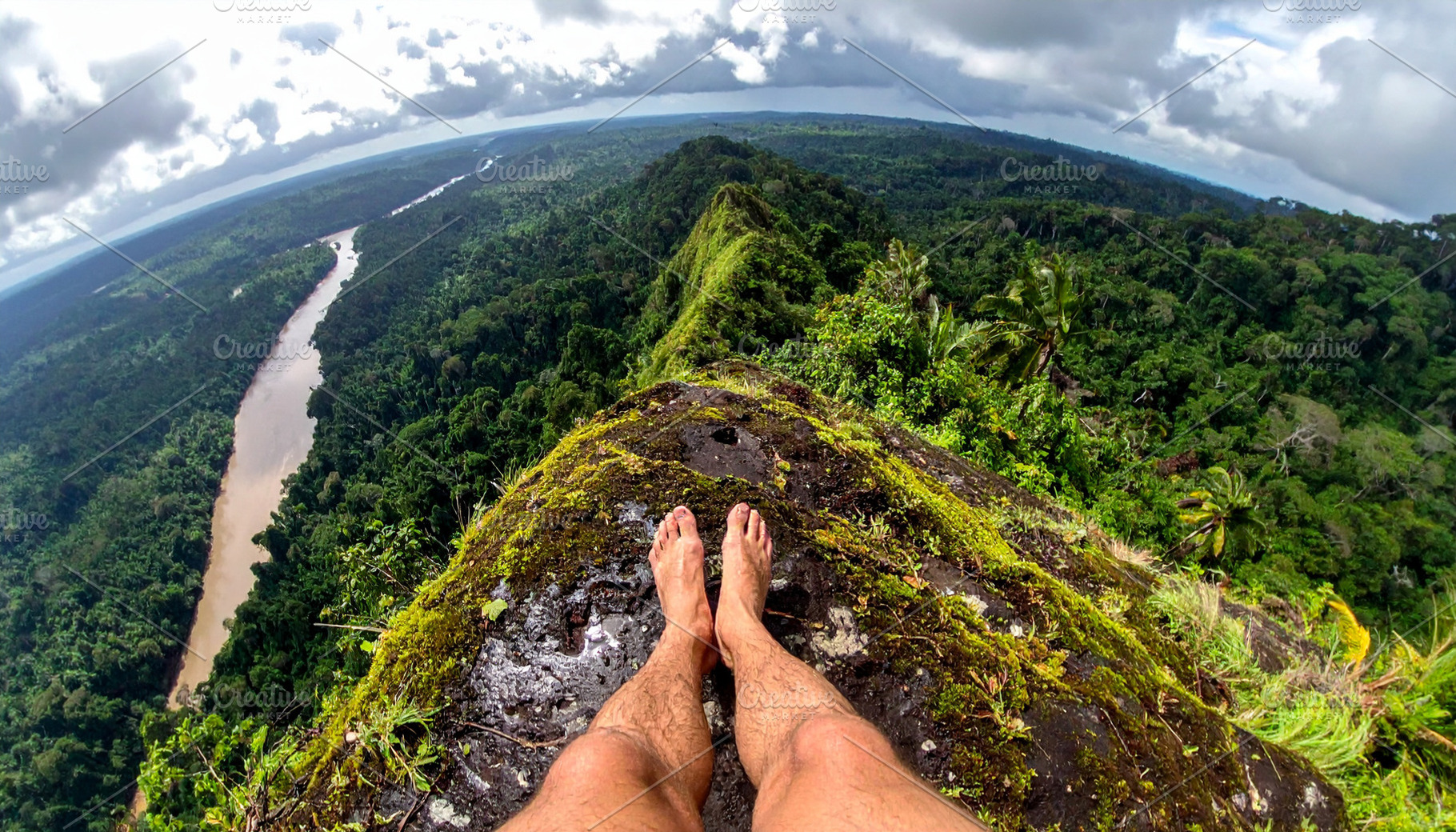 First‑person view of a tropical adventure at highs, an Arts & Entertainment Photo by DanFLCreativo