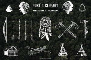 Rustic Clip Art Volume 4