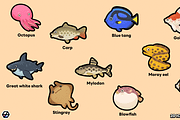 2D Icons - Fish Icon, a Solid Icon by LAYERLAB (Thumbnail 2 of 10)