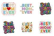 Best Mom Ever Clipart png, an Illustration by GatewayDesign (Thumbnail 3 of 3)