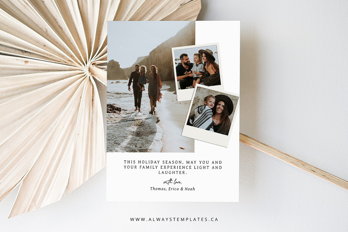 Christmas Card Template CC191, a Card Template by Always Templates (Photo 5 of 5)
