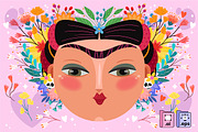 Frida Kahlo Portrait, a Person Illustration by MISS CHATZ (Thumbnail 1 of 3)