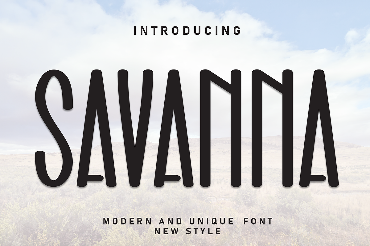 Savanna | Script Font, a Script Font by Scratchones (Photo 1 of 8)