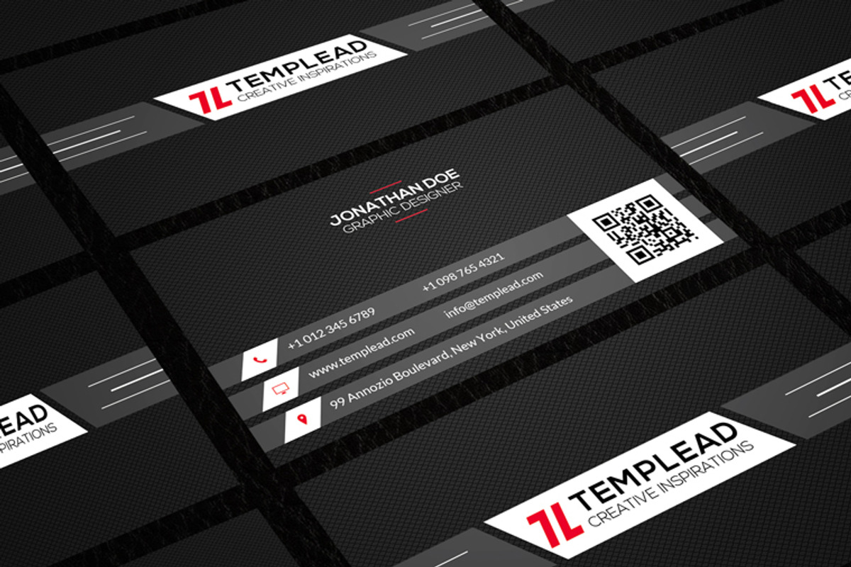 Corporate Business Card CM163, a Business Card Template by annozio (Photo 4 of 4)