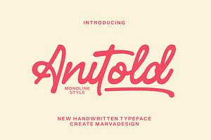 Anitold Script Font