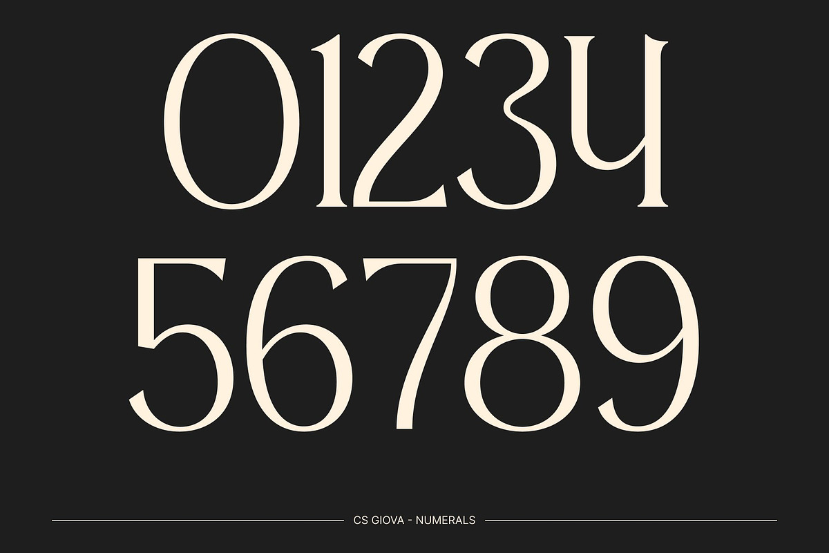 CS Giova – Art Nouveau Font, a Serif Font by Craft Supply Co. (Photo 3 of 8)