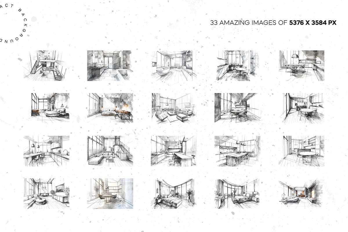 Hand-Drawn Interior Design Sketches, an Architecture Photo by Lumeno (Photo 2 of 5)