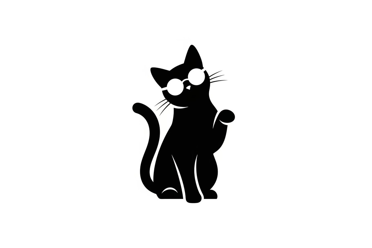 Cool Cat Silhouette Vector Bundle, an Illustration by Designs_River (Photo 49 of 51)